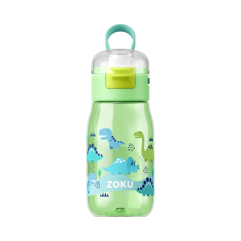 ZOKU兒童直飲式冷水壼/ 475ml/ 恐龍綠