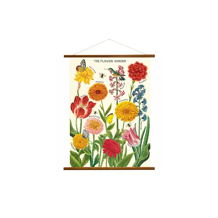 美國 Cavallini 復古海報掛軸組 / 花園