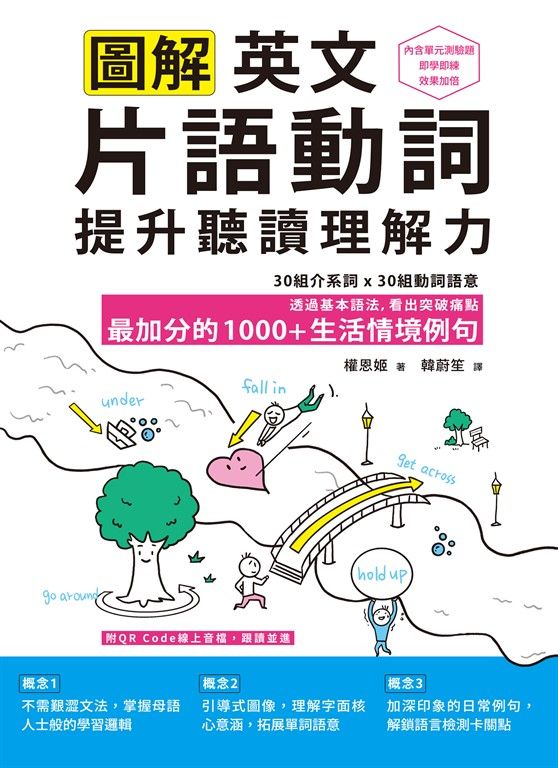 圖解英文片語動詞，提升聽讀理解力: 最加分的1000+生活情境例句（附QR Code 線上音檔 (電子書)