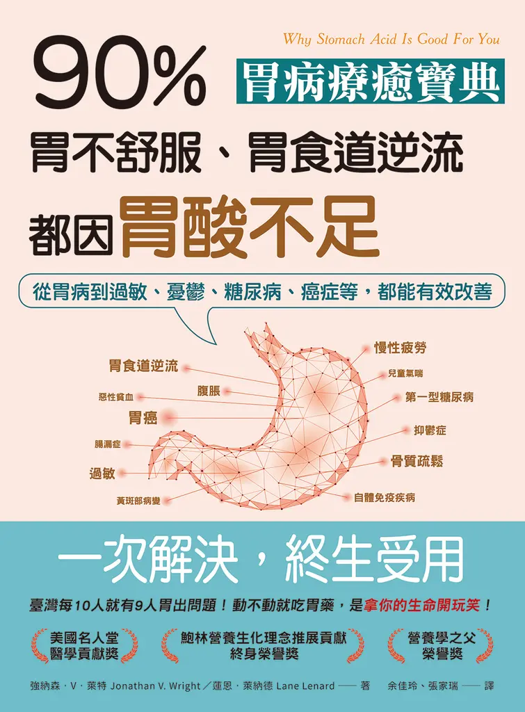 胃病療癒寶典．90％胃不舒服、胃食道逆流都因胃酸不足 (電子書)