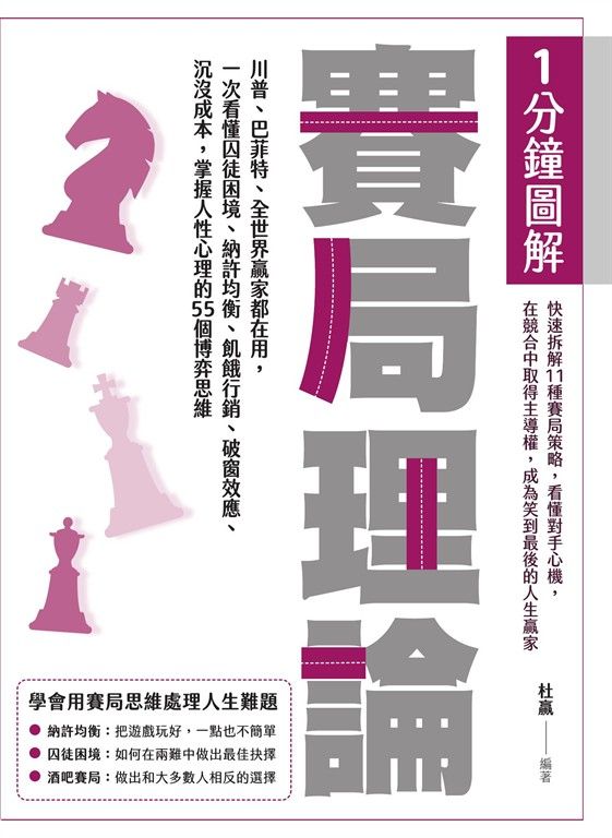 1分鐘圖解賽局理論：川普、巴菲特、全世界贏家都在用，一次看懂囚徒困境、納許均衡、飢餓行銷、破窗效應、沉沒成本，掌握人性心理的55個博弈思維 (電子書)