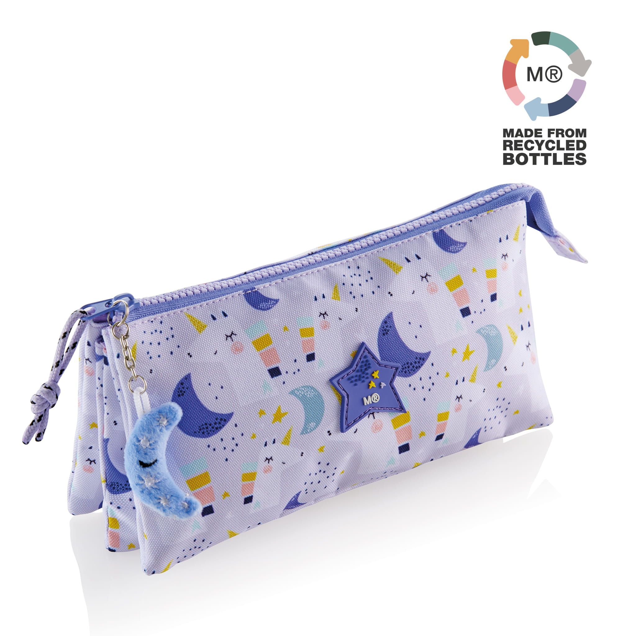 三層收納文具收好好➤西班牙MIQUELRIUS 筆袋/ Triple Holdall/ Unicorn