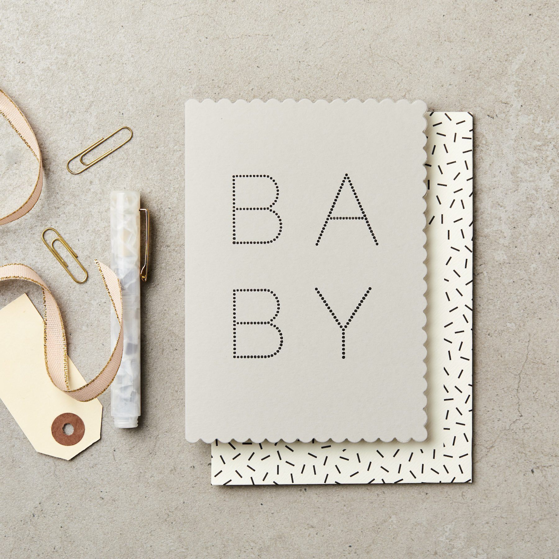 英國 Katie Leamon 寶寶卡/ Luxe Baby Grey