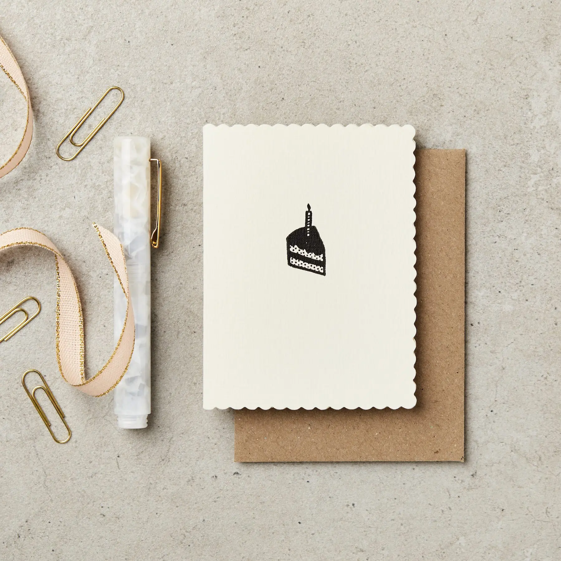 英國 Katie Leamon 生日卡/ Slice of Cake A7