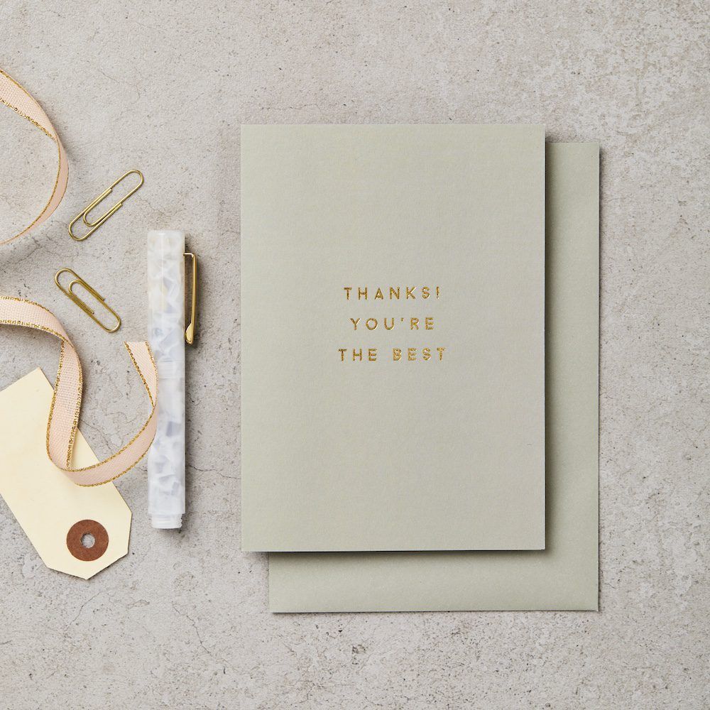 英國 Katie Leamon 感謝卡/ Thanks You're the Best Sage
