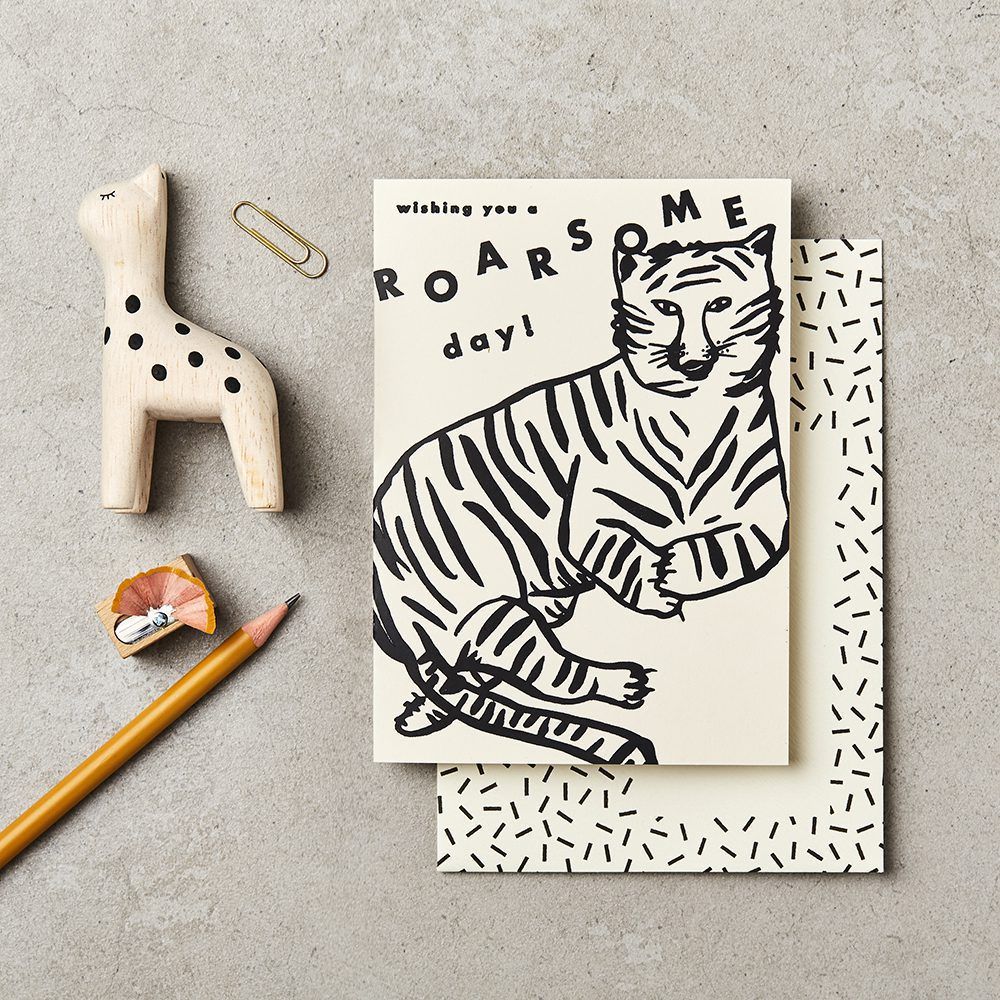 英國 Katie Leamon 生日卡/ Roarsome Tiger B'day