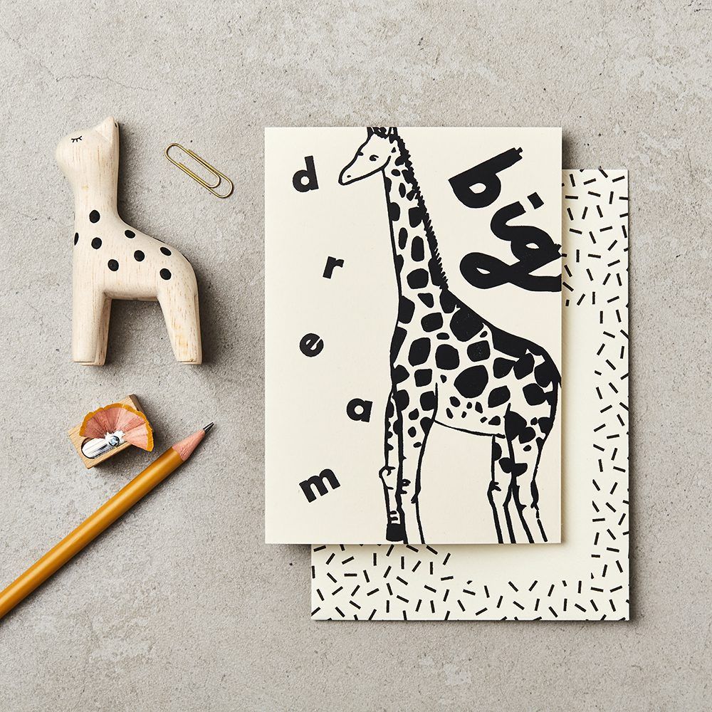 英國 Katie Leamon 萬用卡/ Dream Big Giraffe