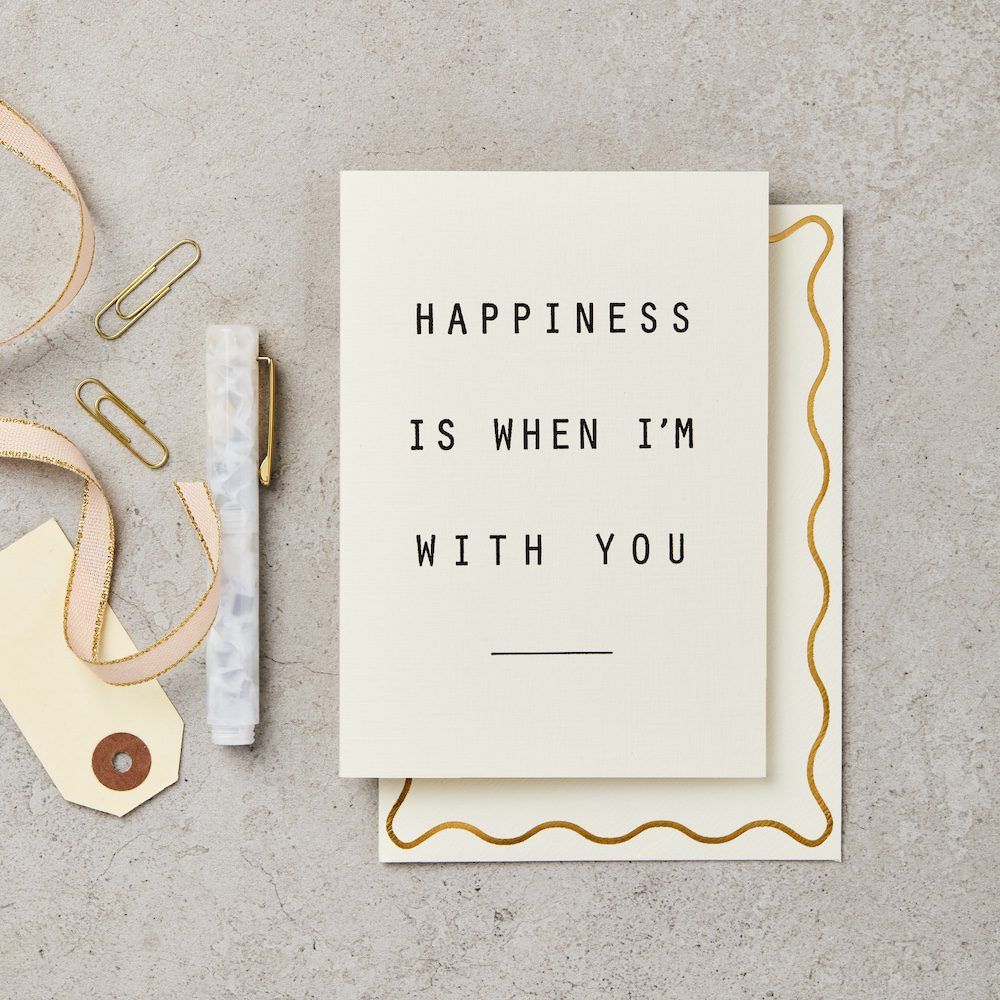 英國 Katie Leamon 萬用卡/ Happiness Is When I'm with You
