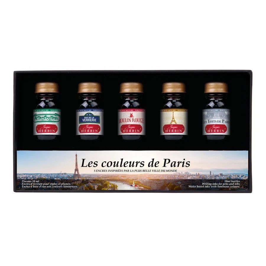 法國 Jacques HERBIN 墨水組/ 5入/ Colors of Paris