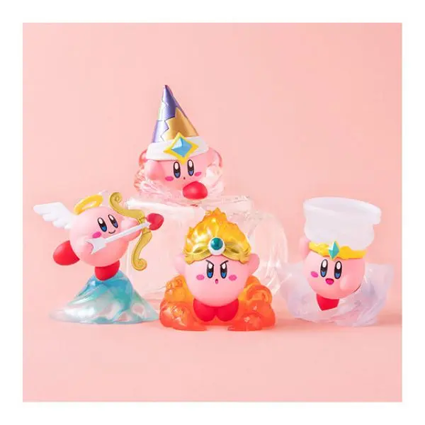 BANDAI扭蛋/ 星之卡比複製能力公仔P2/ 4款套組