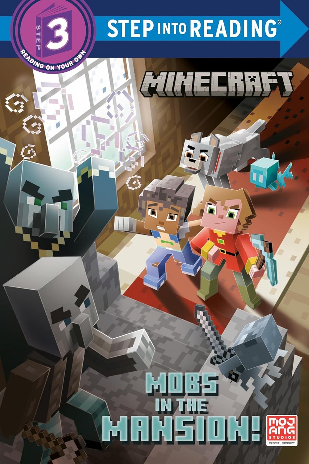 Step into Reading 3: Minecraft Mobs in the Mansion!