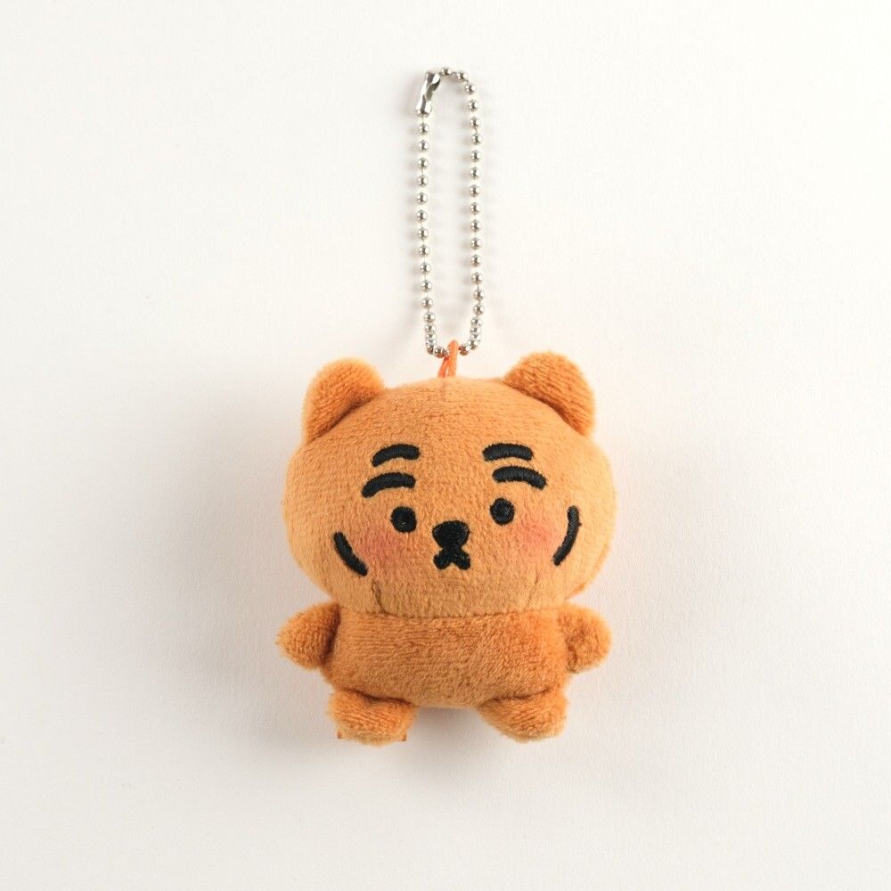 韓國 MUZIK TIGER 鑰匙圈/ Shy Face Mini Doll/ Red Tiger