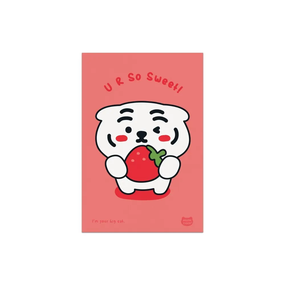 韓國 MUZIK TIGER 明信片/ U Are So Sweet