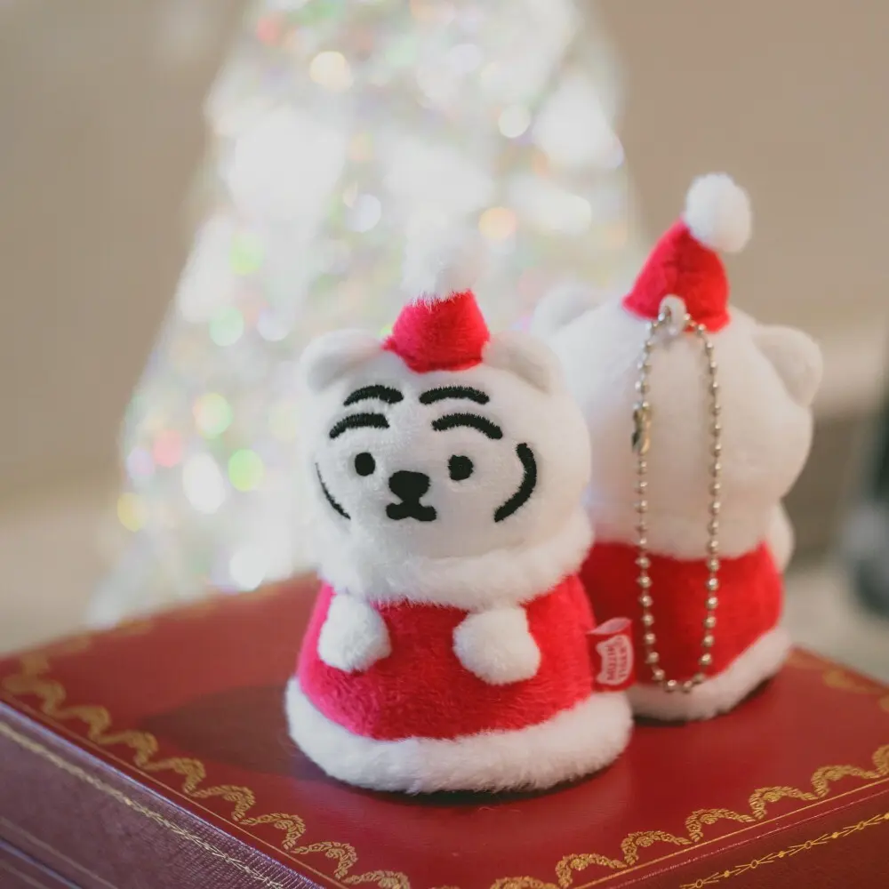 韓國 MUZIK TIGER 耶誕鑰匙圈/ Santa Fairy Doll/ White/ 附1明信片
