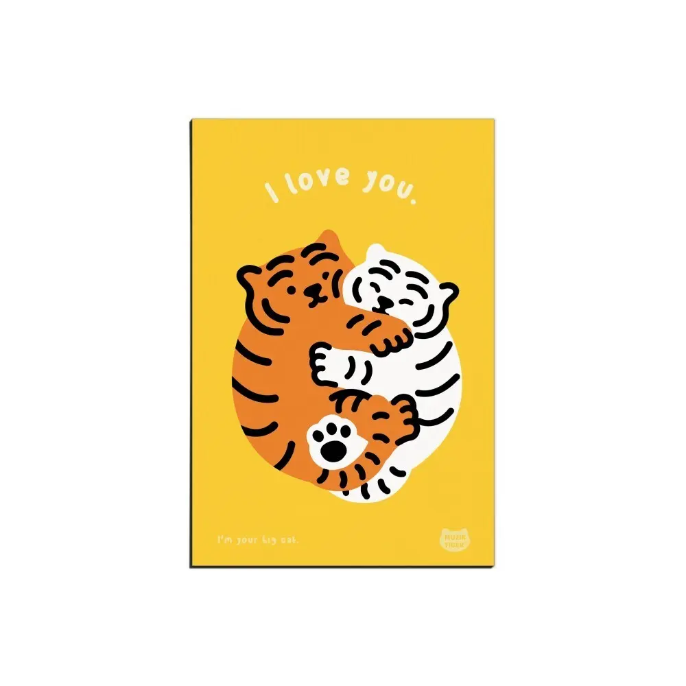 韓國 MUZIK TIGER 明信片/ I Love You