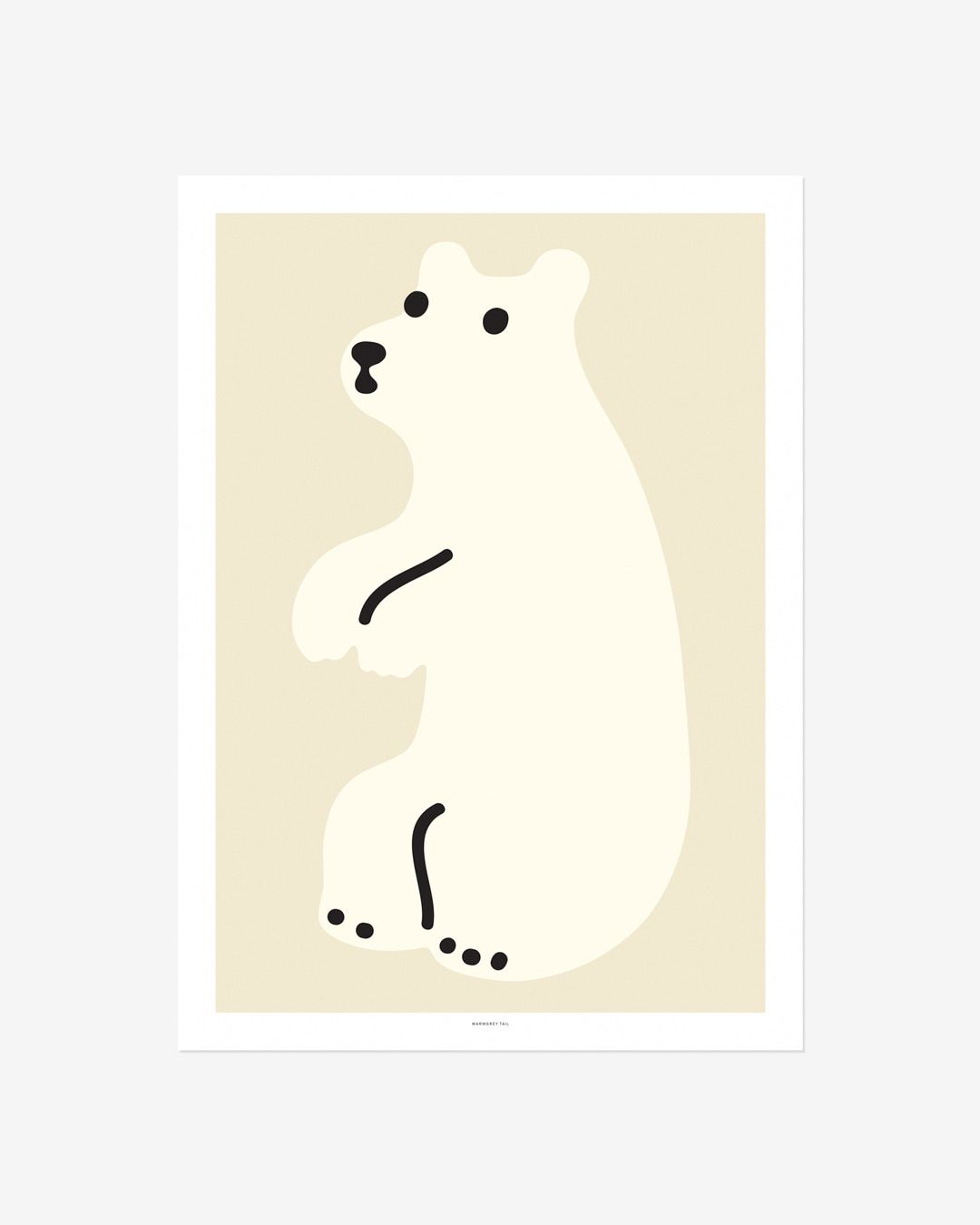 韓國 WARMGREY TAIL 畫報/ 抱抱熊/ 40X30CM
