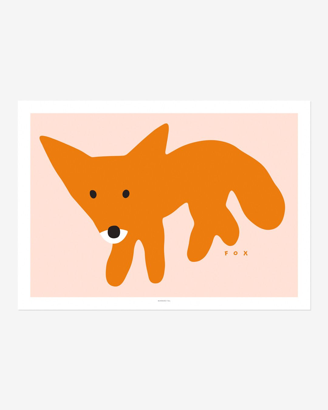 韓國 WARMGREY TAIL 畫報/ 赤狐/ 粉/ 40X30CM