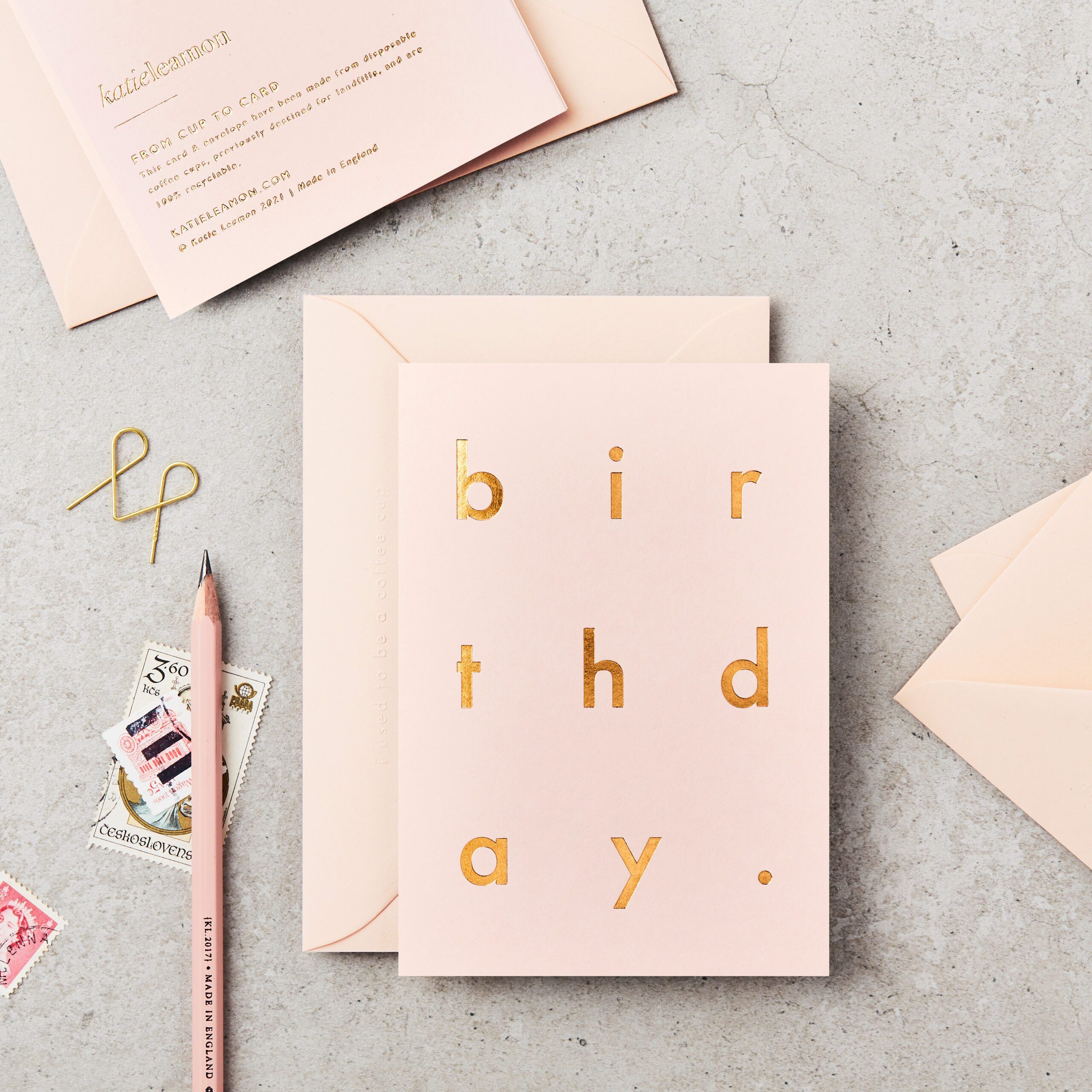 英國 Katie Leamon 生日卡/ Extract Birthday Shell