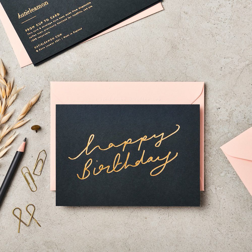 英國 Katie Leamon 生日卡/ Happy Birthday Scroll Flint