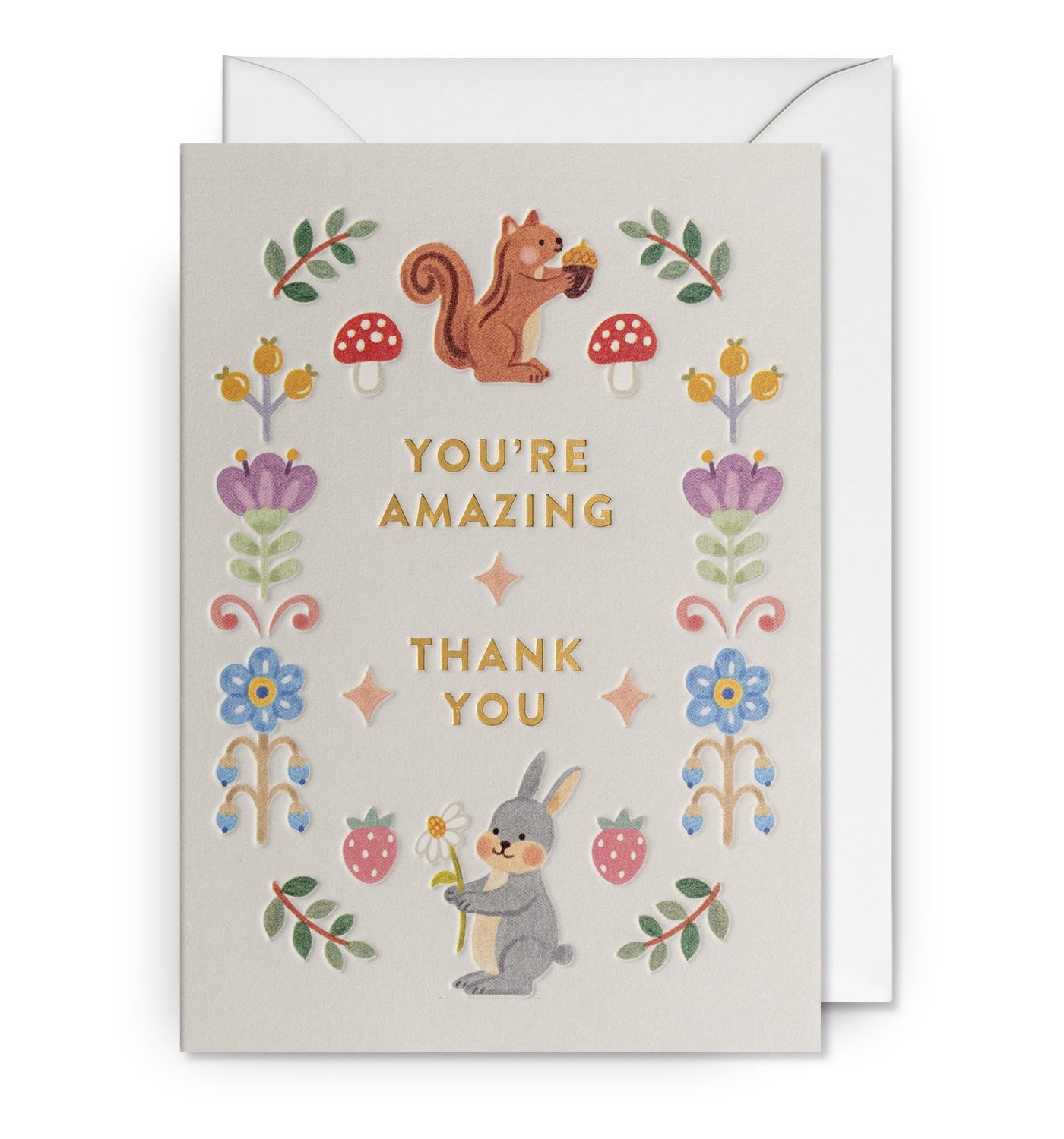 英國 LAGOM DESIGN 感謝卡/ Annelies Draws/ You're Amazing Thank You