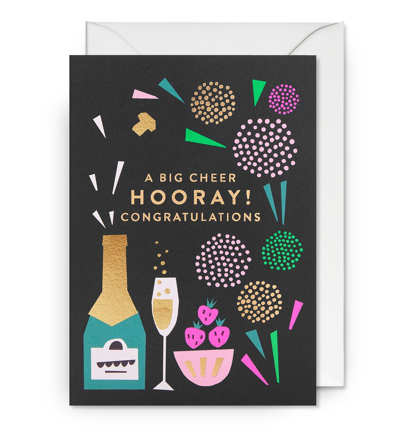 英國 LAGOM DESIGN 祝賀卡/ Ekaterina Trukhan/ A Big Cheer Hooray! Congratulations