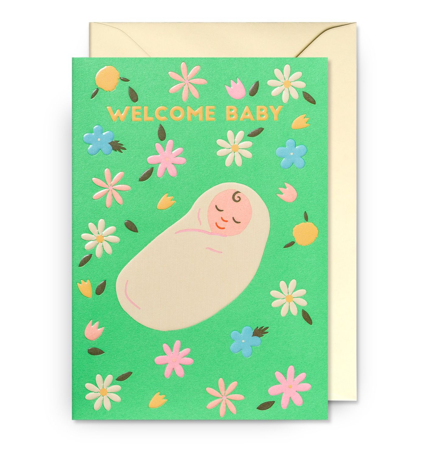 英國 LAGOM DESIGN 寶寶卡/ Naomi Wilkinson/ Welcome Baby
