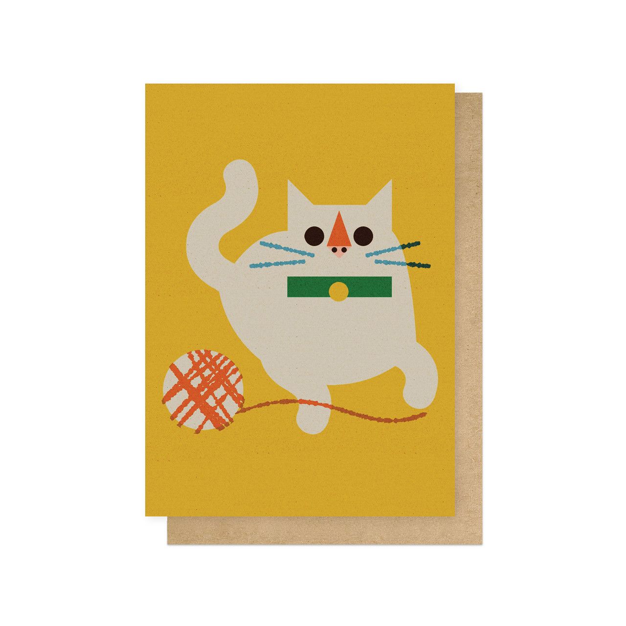 英國 EAST END PRINTS 萬用卡/ Christina Hagerfors/ Cat with Yarn