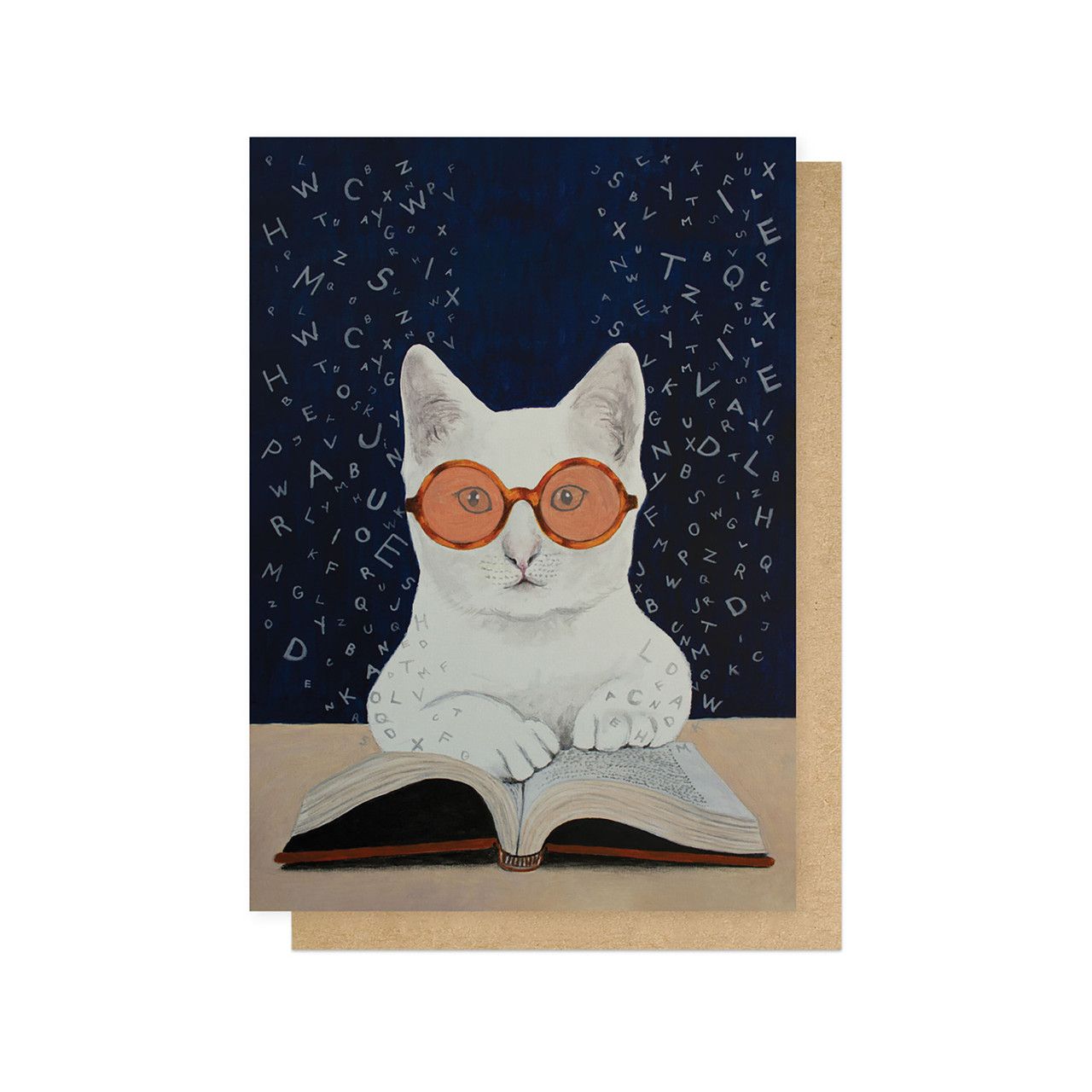 英國 EAST END PRINTS 萬用卡/ Coco De Paris/ Cat Reading A Book