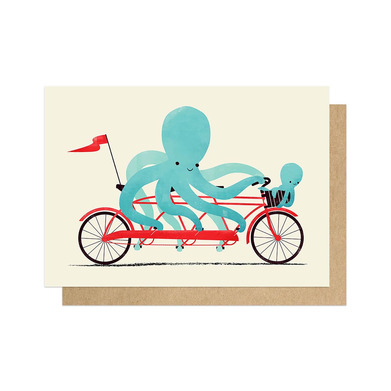 英國 EAST END PRINTS 萬用卡/ Jay Fleck/ My Red Bike