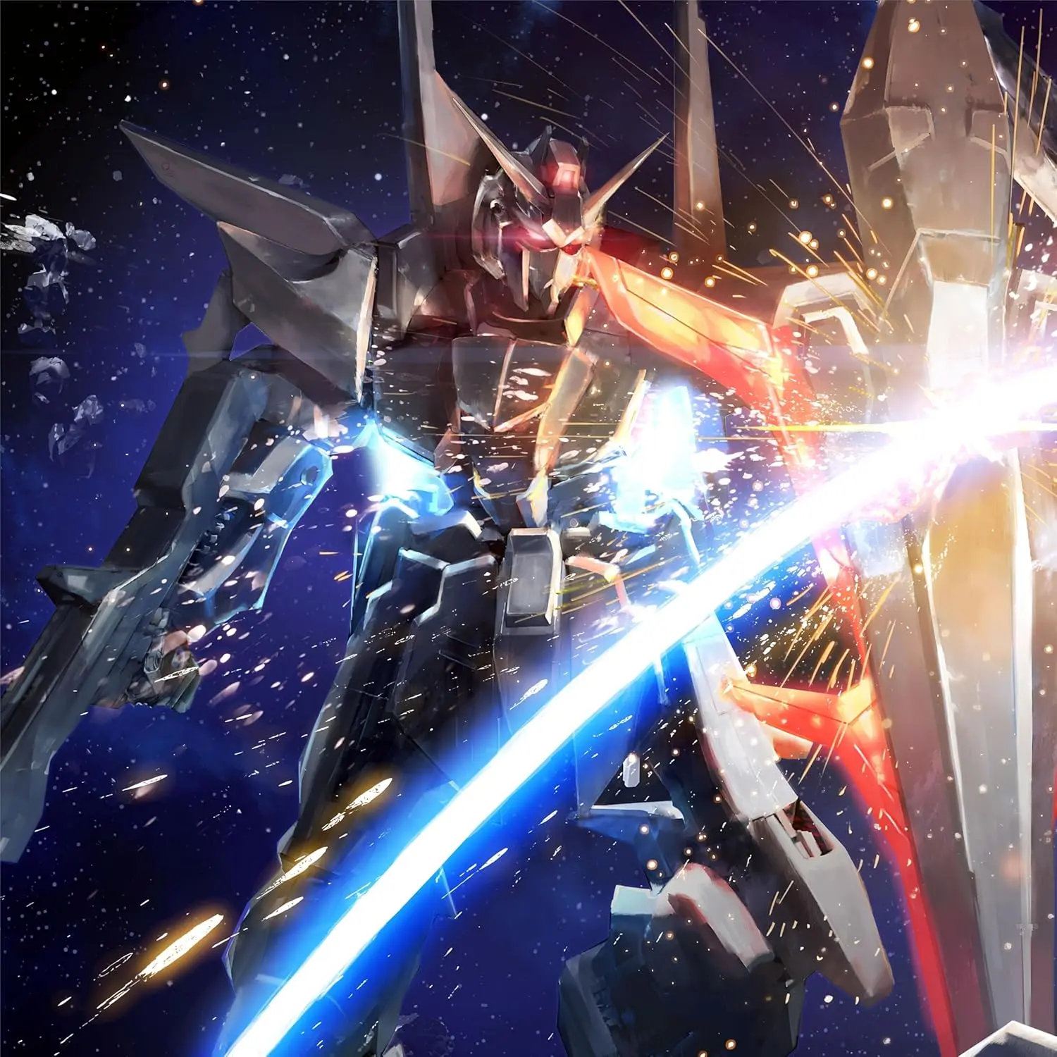 機動戦士ガンダム: 銀灰の幻影 主題歌 & Original Soundtrack (LP/Transparent Light Blue Vinyl/完全生産限定盤)