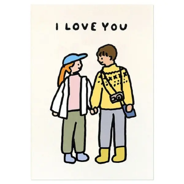 韓國ZERO PER ZERO 雙卡/ 情侶I love you