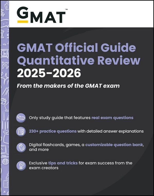 GMAT Official Guide Quantitative Review 2025-2026: Book+Online Question Bank