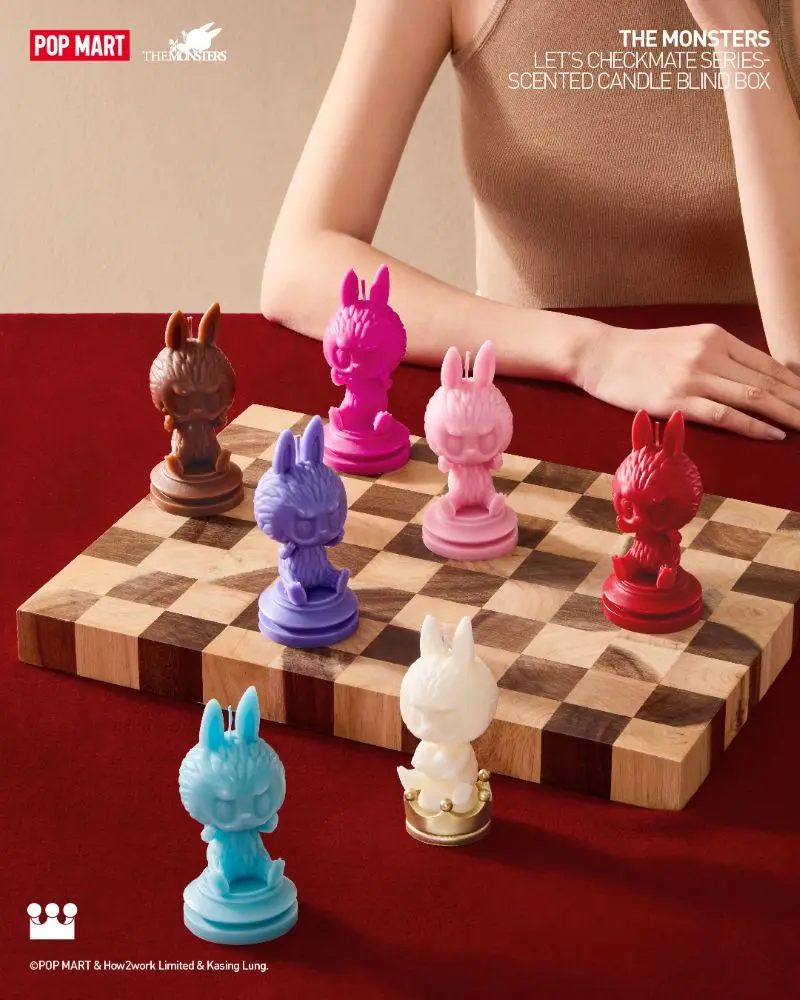 POP MART THE MONSTERS象棋大冒險系列香氛蠟燭/ 6入盒裝