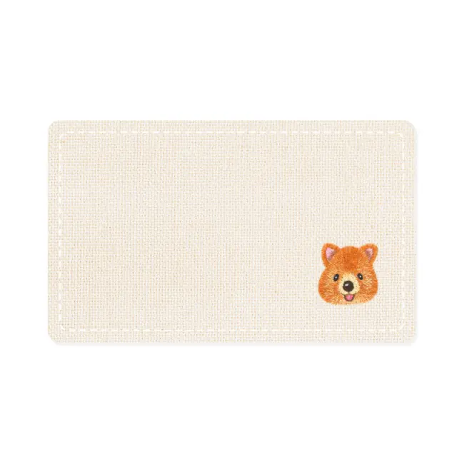 日本 RYU-RYU 刺繡名片卡/ 短尾矮袋鼠/ 8入