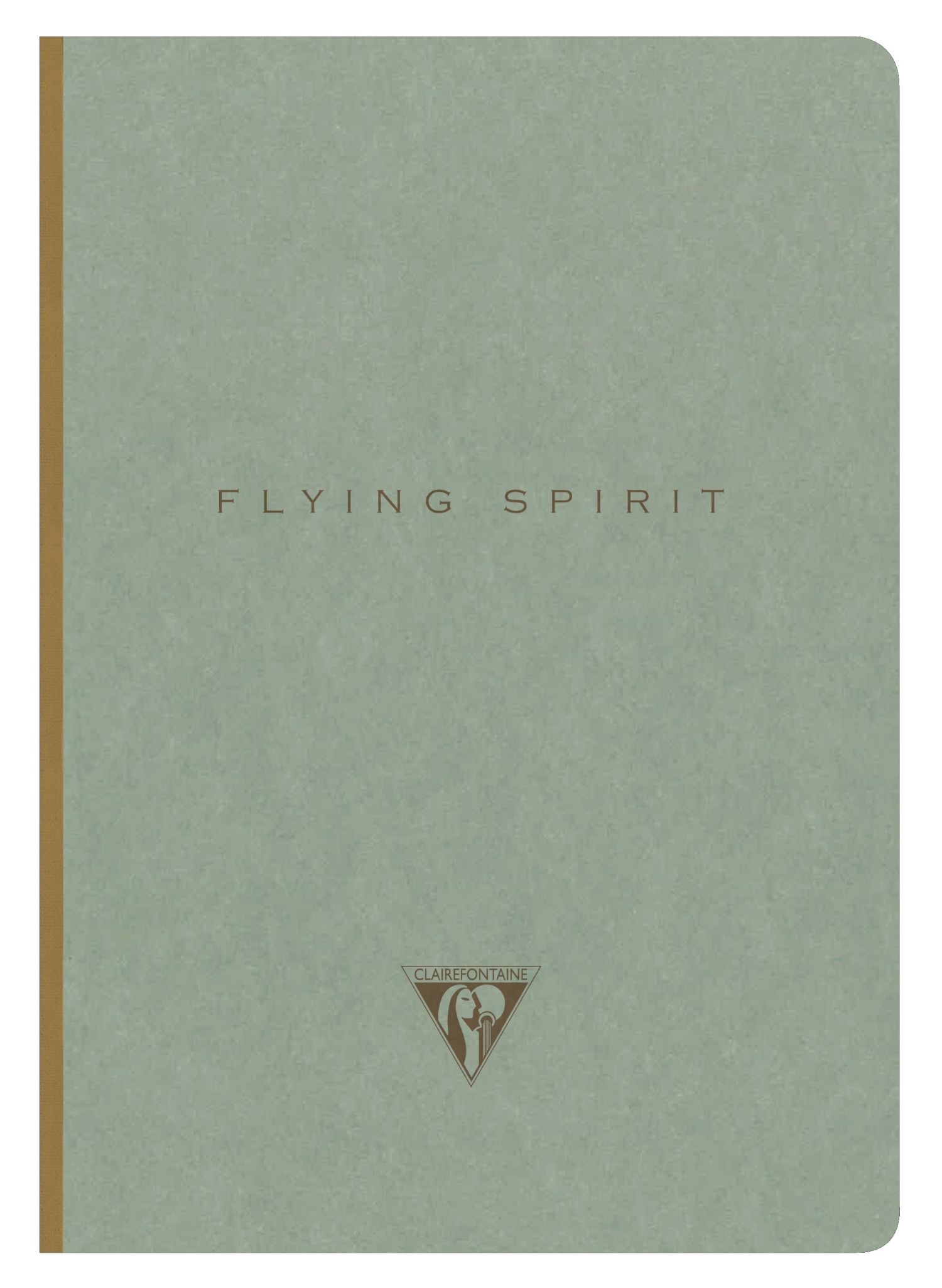 法國 Clairefontaine Flying Spirit 布面裝訂橫線筆記本/ A5/ 綠/ 隨機出貨