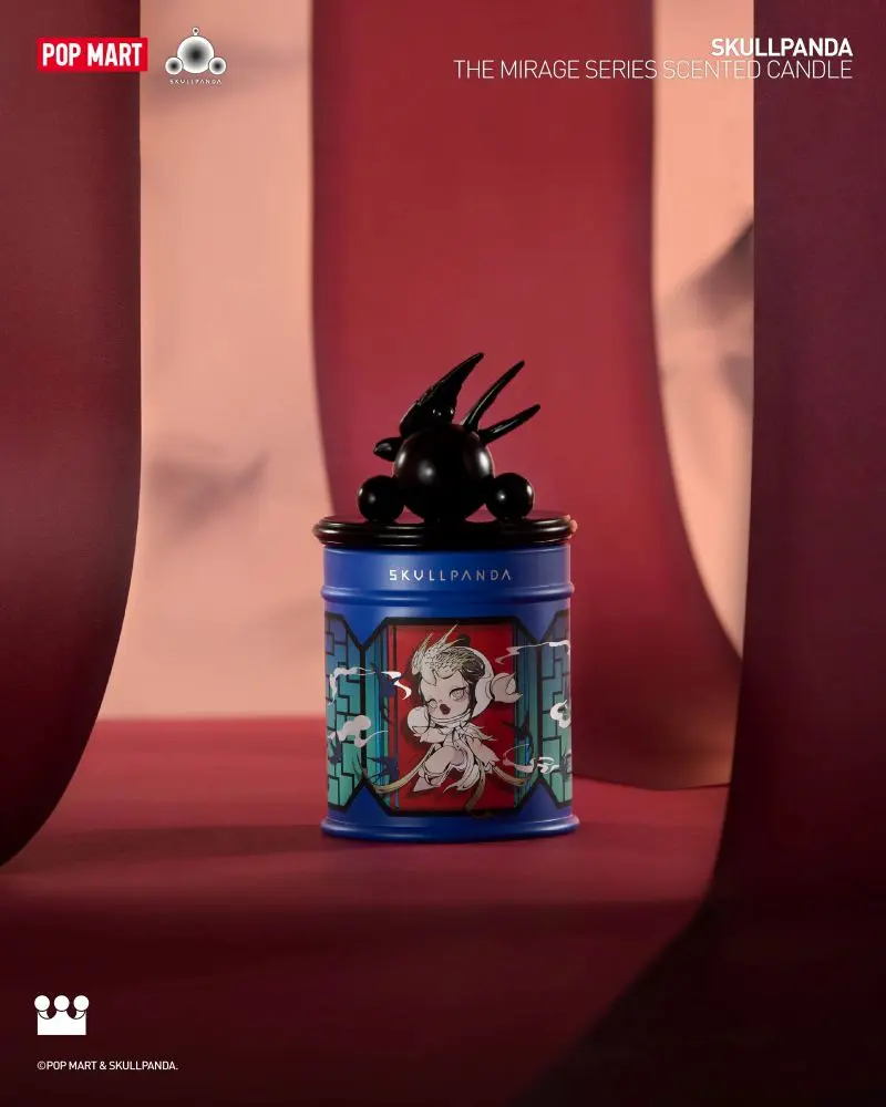 POP MART SKULLPANDA邸語觀中景系列香氛蠟燭盲盒/ 單入