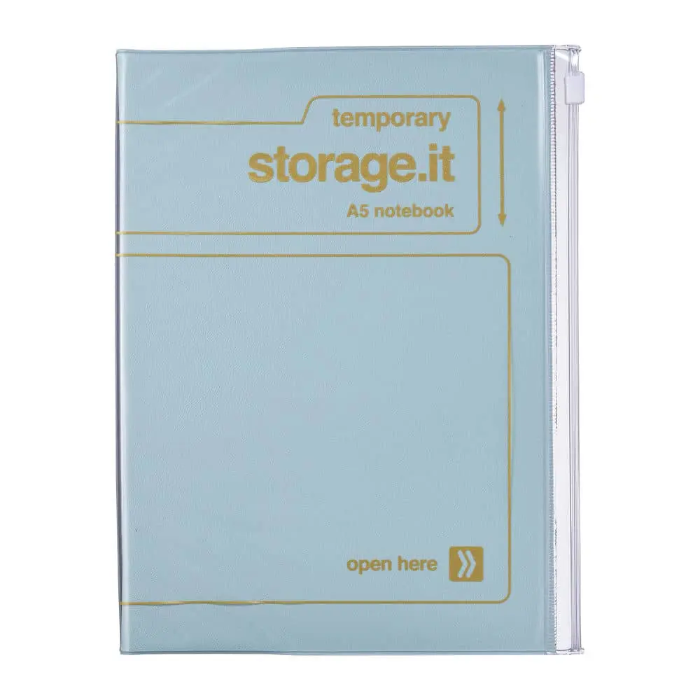 日本 MARK'S Storage.It 方點+橫線筆記本/ A5/ 薄荷