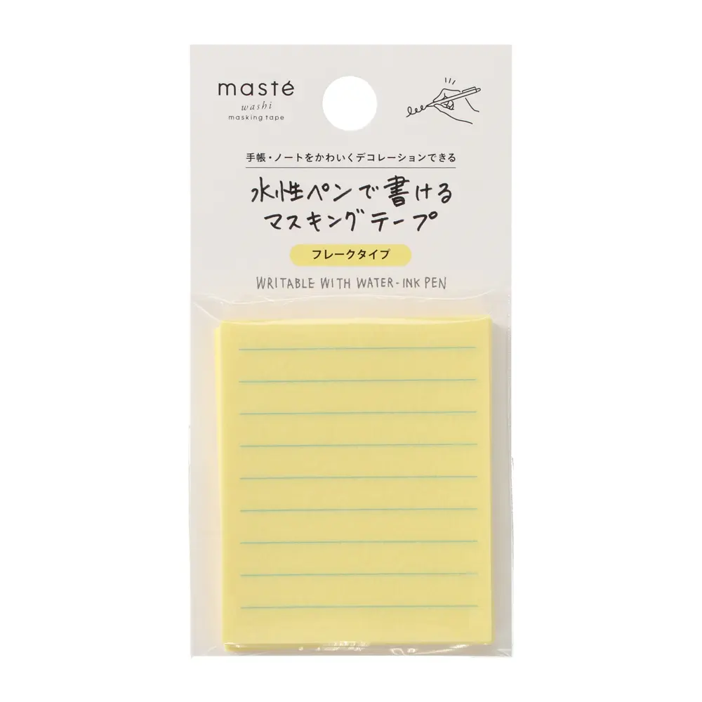 日本 MARK'S maste 水性筆可書寫紙膠帶/ 便利貼款/ 筆記內容/ A