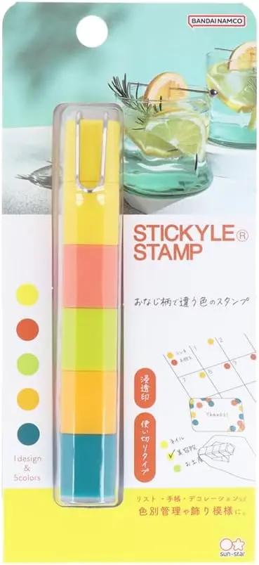 日本 sun-star Stickyle 印章/ 盛夏午後的檸檬汁