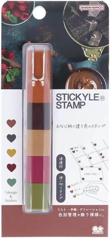 日本 sun-star Stickyle 印章/ 沒送出的巧克力