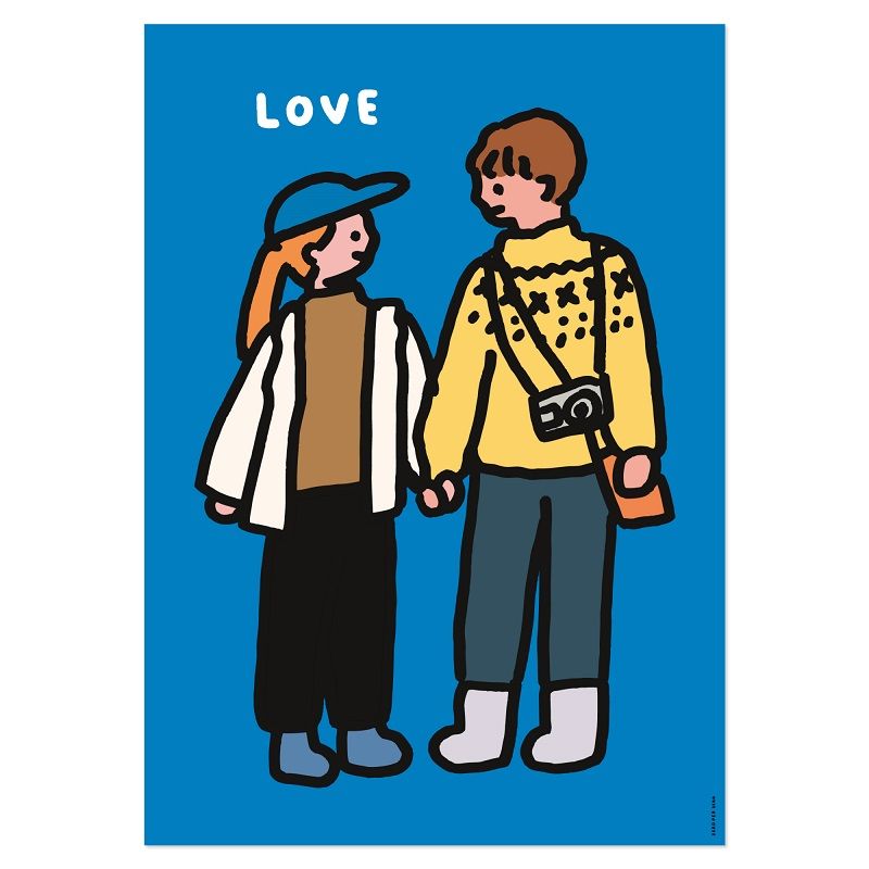 韓國ZERO PER ZERO A3 海報/ Couple 4/ Love