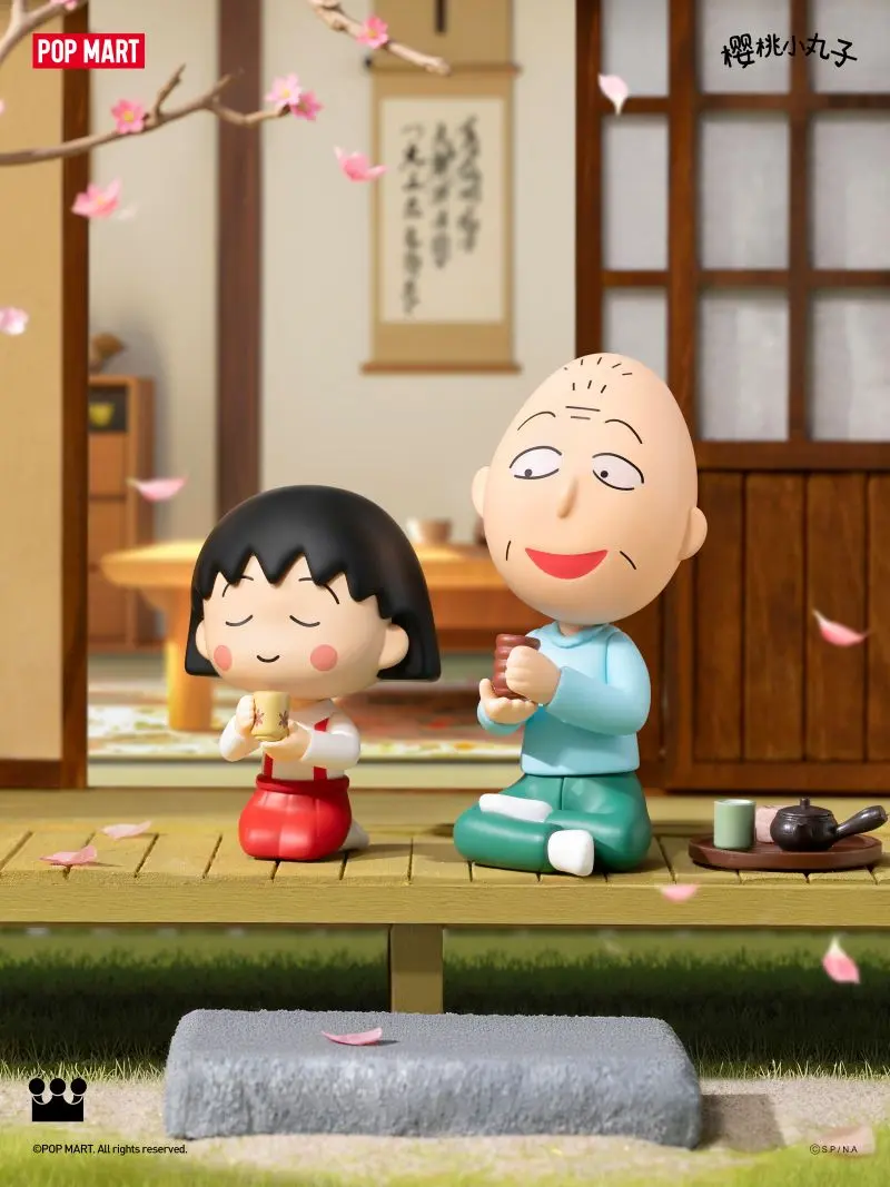 POP MART櫻桃小丸子陪伴時光系列手辦盲盒公仔/ 單入