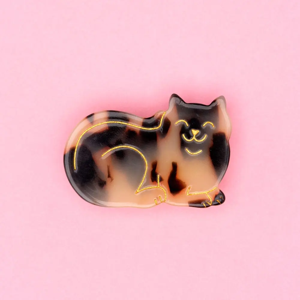 法國 Coucou Suzette 髮夾/ 虎斑貓