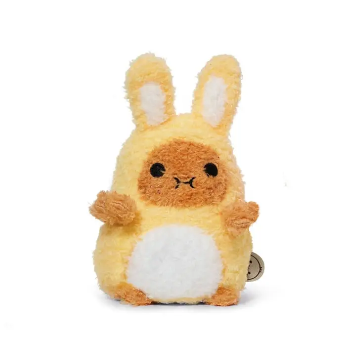 英國noodoll 迷你坐姿毛絨玩偶/ Ricespud Rabbit/ Yellow