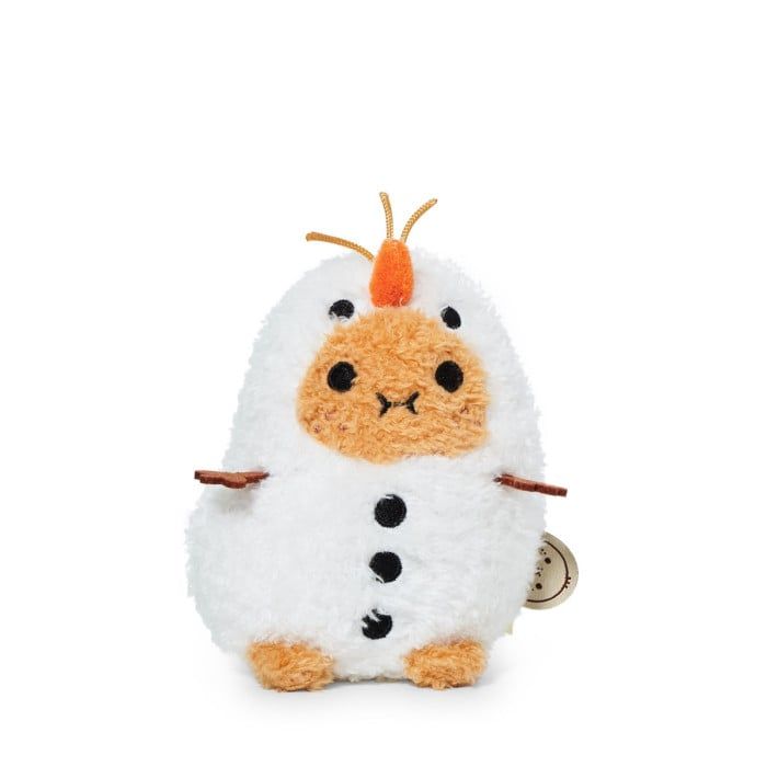 英國noodoll 迷你坐姿毛絨玩偶/ Ricespud Snowman