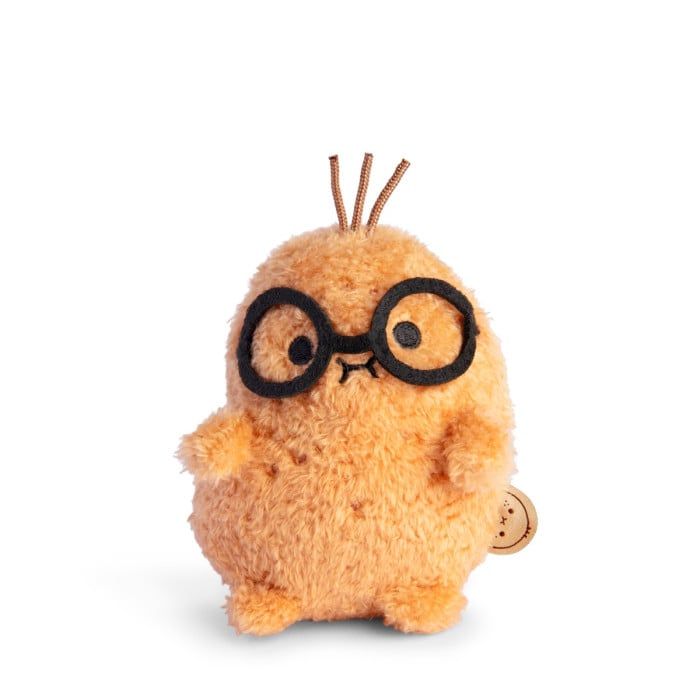 英國noodoll 迷你坐姿毛絨玩偶/ Ricespud Professor Glasses
