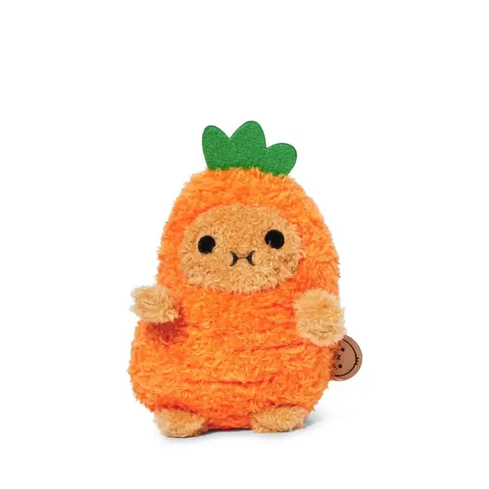 英國noodoll 迷你坐姿毛絨玩偶/ Ricespud Carrot