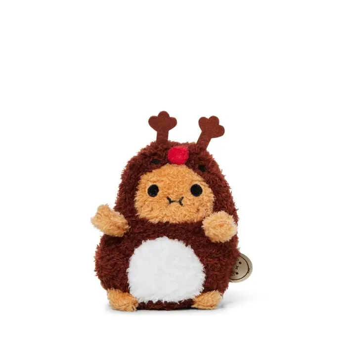 英國noodoll 迷你坐姿毛絨玩偶/ Ricespud Reindeer