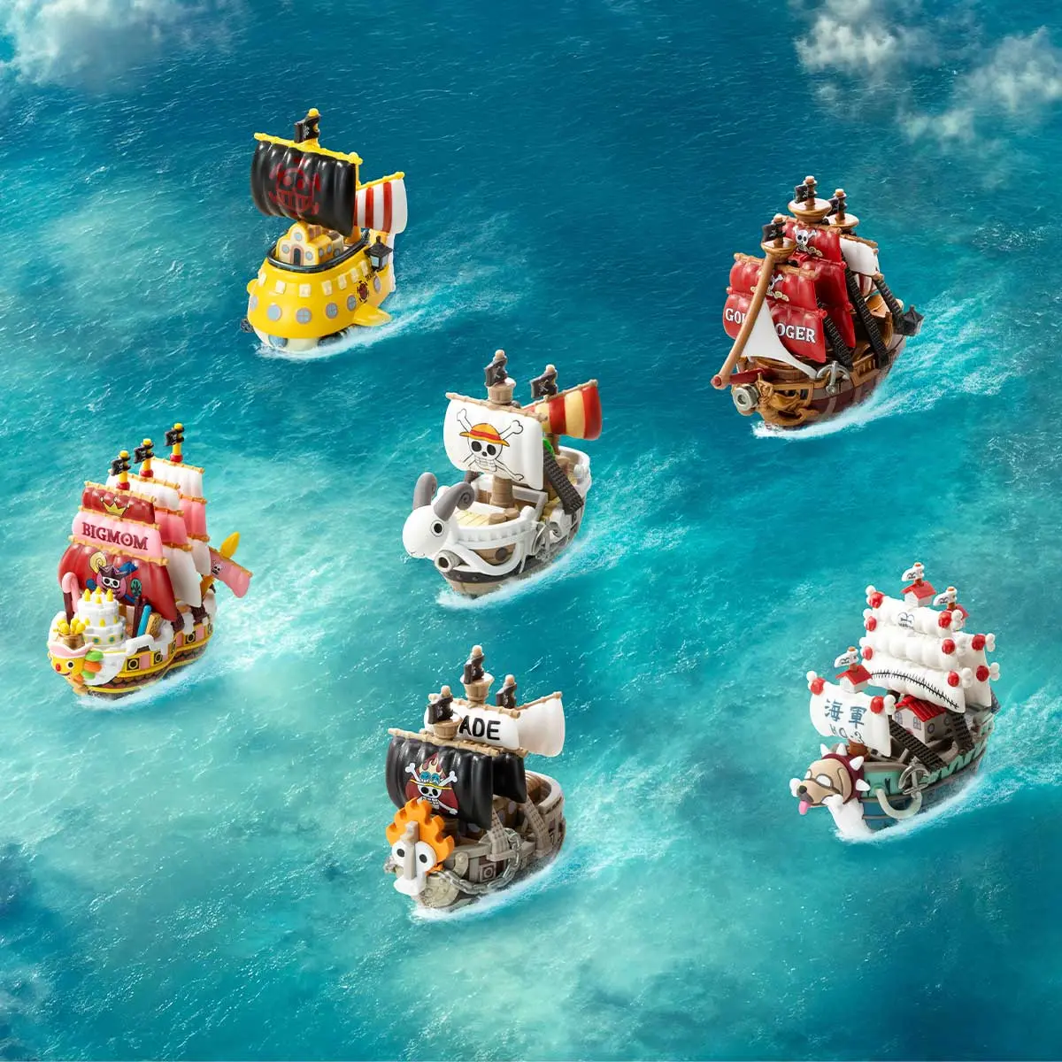 POP MART航海王．偉大的航路系列模型載具盲盒/ 12入盒裝