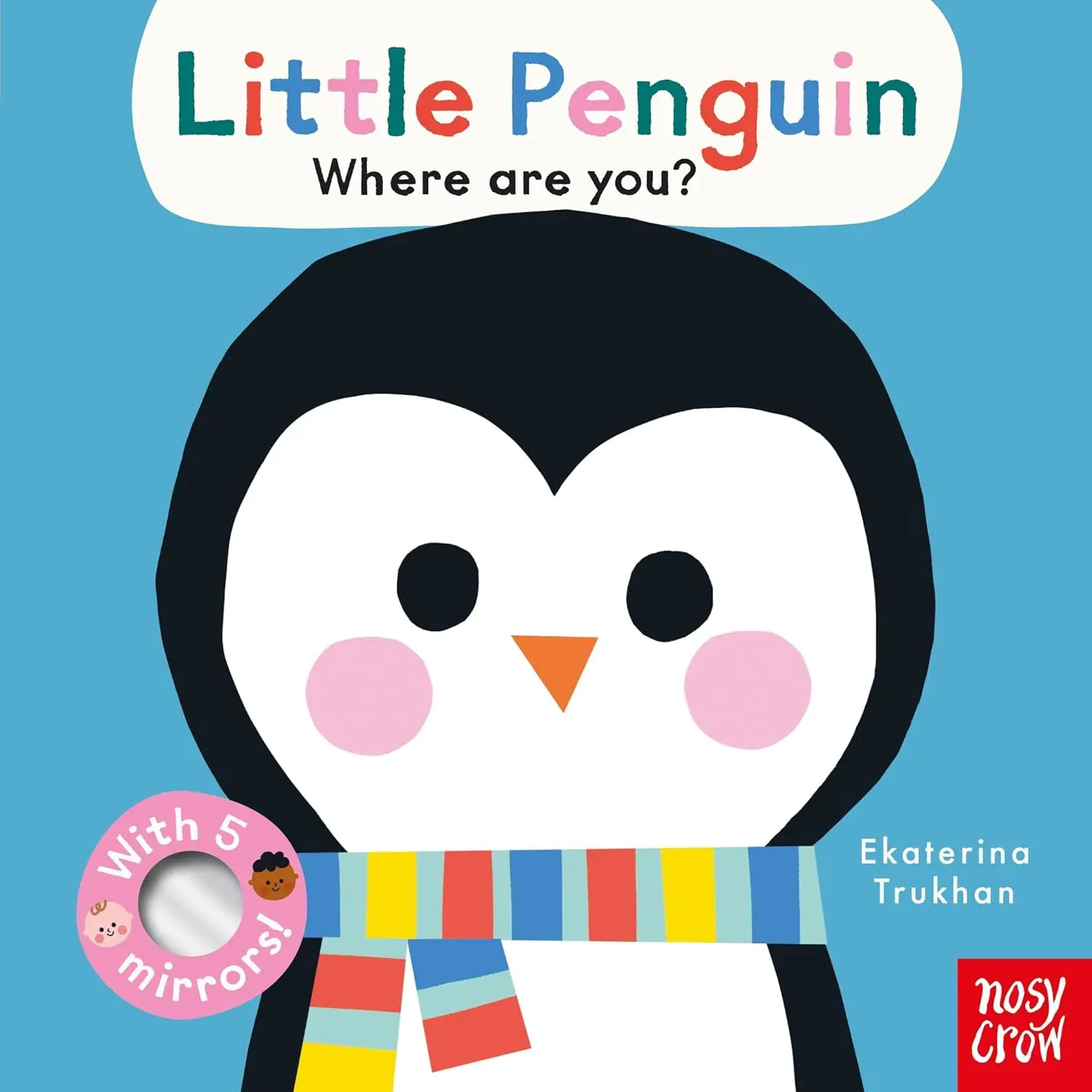 寶寶最愛鏡子遊戲書➤Baby Faces: Little Penguin, Where Are You? (+QR Code音檔)